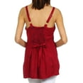 thumbnail image 2 of Sakkas Amelia Stonewashed Rayon Tank Top - Raspberry - One Size, 2 of 4
