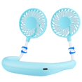 thumbnail image 1 of Ventilador de cuello Haomaomao portátil de 2500 mAh, recargable por USB, 3 velocidades, 1 of 7