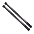 thumbnail image 1 of Barra de cortina AIZESI Spring Tension 40-70 cm negra, 2 unidades, 1 of 7