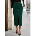 thumbnail image 6 of PRETTYGARDEN Women's Fall Midi Pencil Skirts Dressy Casual Work Office High Waisted Trendy Winter Corduroy Skirt with Slit, 6 of 9