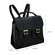 thumbnail image 4 of Mochila Para Dama Negro Dapra Sintetico Daisy Nueva Imagen, 4 of 4