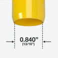 thumbnail image 2 of FORMUFIT PVC Fitting, Slip Slip Tee Hinge, Furniture Grade, 1/2” Size, Yellow, 10-Pack (F012STE-YE-10), 2 of 7