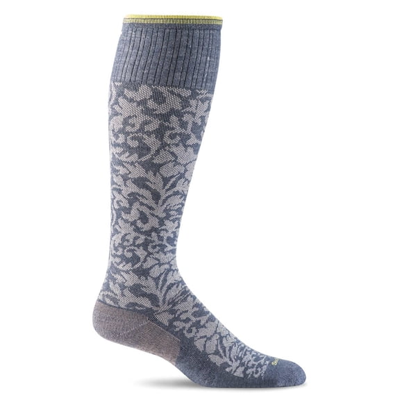 Women's Damask Moderate Graduated Compression Socks