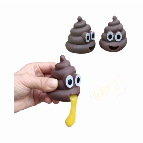 Wdhugt Poop Parody Toy Rubber Novelty Item For Gags And Pranks Fun Design For Jokes Office Humor Or Party Entertainment Durable And Humorous For Play