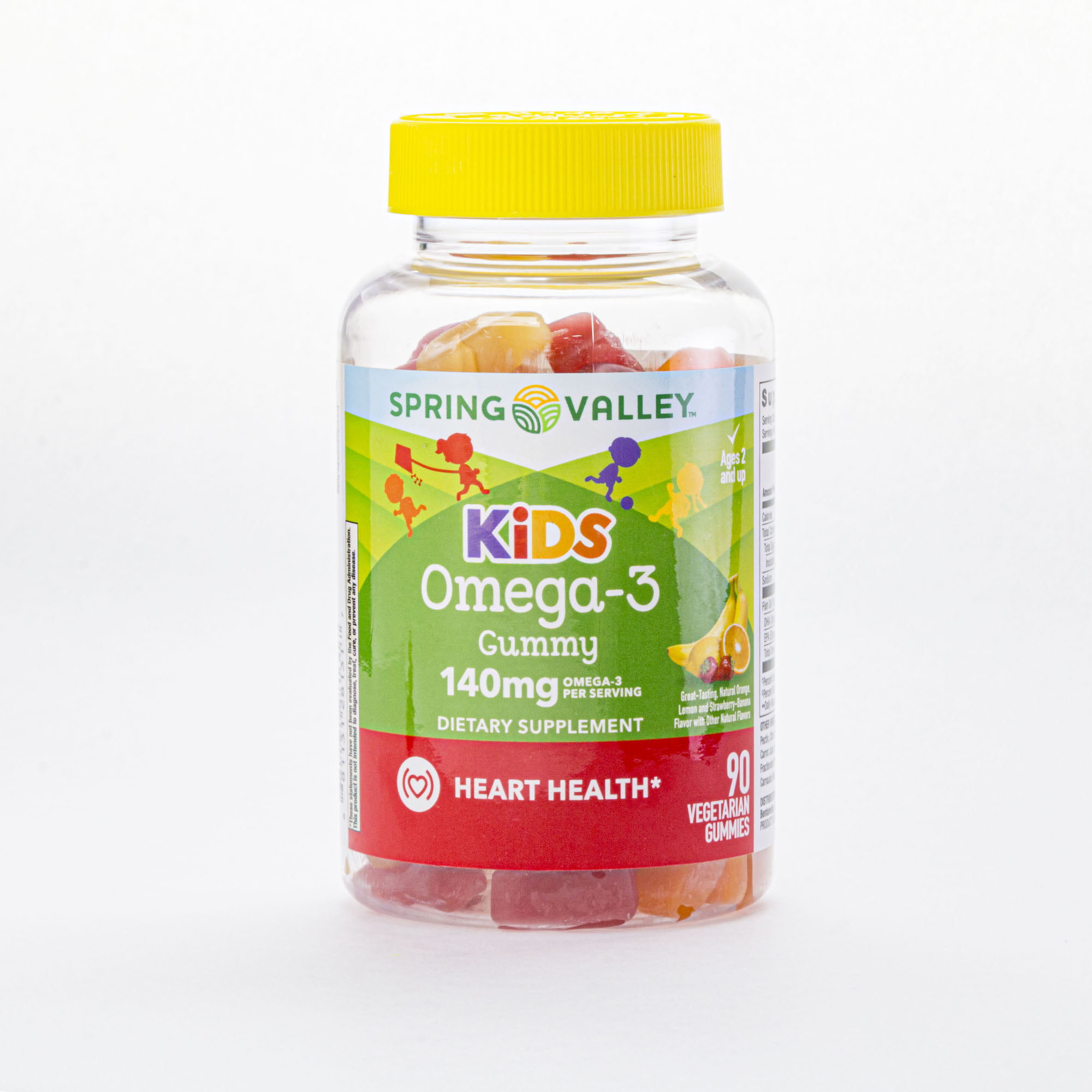 Spring Valley Kid's Omega-3 Dietary Supplement, Vegetarian ...