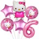 thumbnail image 3 of Globos de aluminio de Hello Kitty con nombre personalizado, globos grandes para cumpleaños de niños, decoración de bodas, suministros para fiestas, regalo para niñas, baby shower, 3 of 5