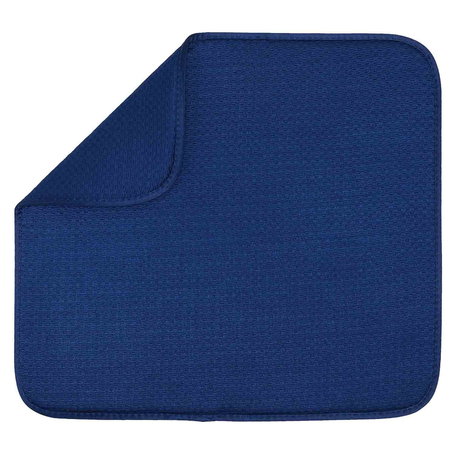 Juyafio Kitchen Dish Drying Mat Super Absorbent Dish Mats Machine Washable for Counter