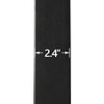 thumbnail image 4 of Ktaxon 4FT Porch Swing Stand, Black Wooden A-Frame with 600lb Capacity for Outdoor Swings, 4 of 11