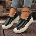 thumbnail image 7 of YLYL Womens Knit Platform Sneakers Thick Sole No Slip Lightweight Comfortable Casual Walking Shoes, 7 of 7