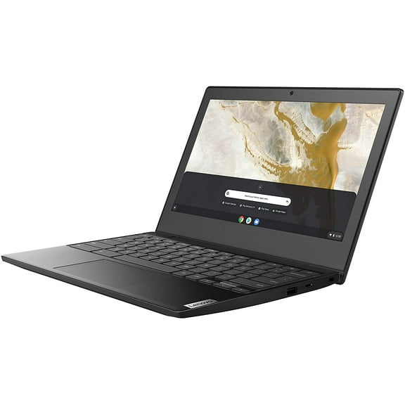 Lenovo IdeaPad 82BA0000US 11.6"" HD Intel N4020 4GB RAM 32GB eMMC Webcam BT Chrome OS, Black