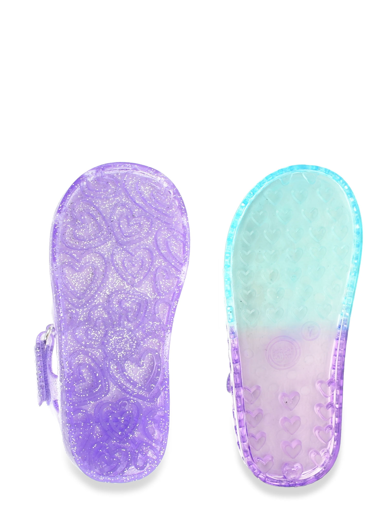 Wonder Nation Toddler Girl Jelly Sandals 2-Pack