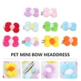 thumbnail image 4 of 10 Uds.Lazos para el pelo para perros, cachorros y gatos, tocado para mascotas (color aleatorio), 4 of 5
