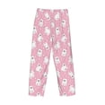 thumbnail image 3 of Lsque Pink Cartoon Bear Print Men's Pajama Pants, Lounge Pant - Comfortable Home Wear,Elastic Waistband, Stylish Design-Medium, 3 of 9