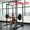Black, variant on Squat Rack Power Cage , 45.6"×44.3"×81.5", 1200lbs Multi - Function Home Gym Squat Rack for Home Gym, All-in-One Squat Rack for Home Gym, Black
