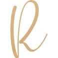 thumbnail image 1 of Wood MDF Letter R, Craft Alphabet 8'' Small Home Décor, Buttey Honey Font, 1 of 3