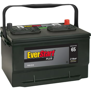 EverStart Plus Lead  Automotive Battery, Group Size 65 (12 Volt/750 CCA)