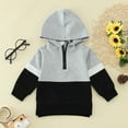 thumbnail image 2 of yocbz Toddler Sweatshirt Boys Toddler Baby Boy Sweatshirts Long Sleeve Baby Pullovers Tops Infant Fall Winter Casual Tops Grey,Size for 18-24 Months, 2 of 8