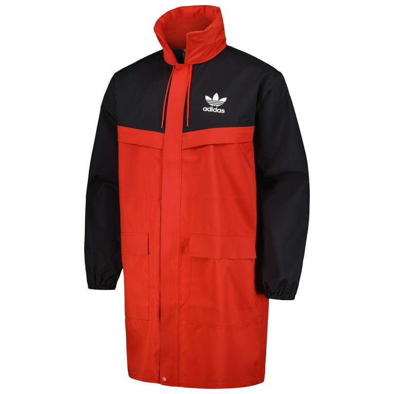 Men's adidas Originals Red/Black Manchester United Hoodie Full-Zip