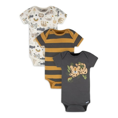 

Gerber Baby Boy Bodysuit 3-Pack Sizes Preemie -12 Months
