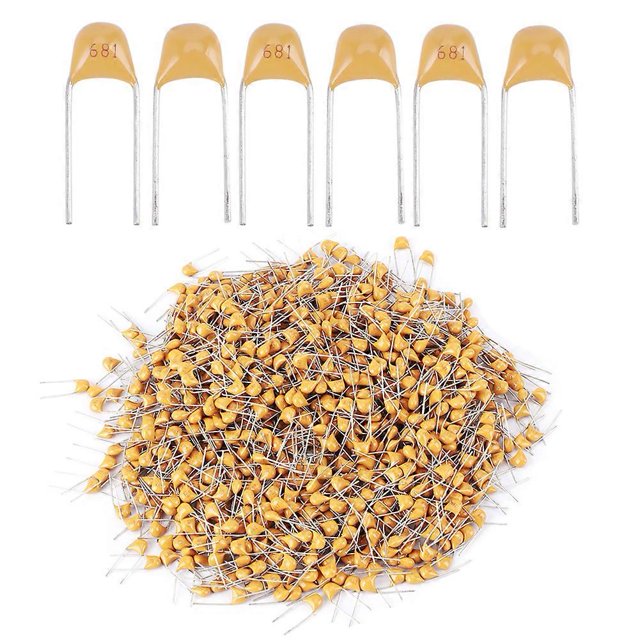 1000pcs Monolithic Capacitor 5.08MM DC50V 680PF 10% Ceramic Capacitor Accessory