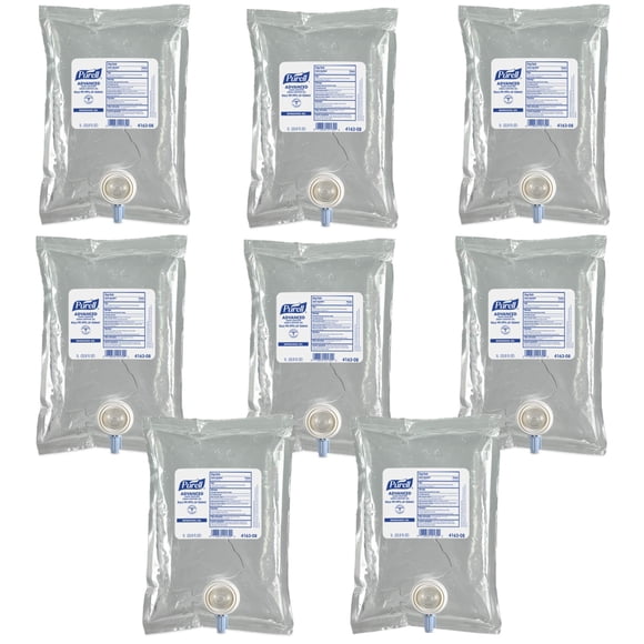 Gel desinfectante de manos Purell Advanced 1000 ml, paquete de 8 recargas