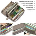 thumbnail image 4 of RFID Blocking Womens Zipper Wallet Leather Large Capacity Billfold Clutch Zip Around Wallets for Women, 4 of 9