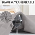 thumbnail image 2 of Amorosa 2 Piezas Fundas de Almohadas Impermeable Protectores de Almohada Suaves y Acogedoras para el Hogar Dormitorio Hotel Gris Estándar-50*80cm, 2 of 6