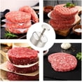 thumbnail image 4 of Prensa de hamburguesas de acero inoxidable, plancha plana para hacer hamburguesas y hamburguesas, 4 of 5