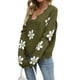thumbnail image 3 of Suéter De Invierno Lady Jumper Top Loose Hole Suéter para mujer Sólido Cómodo Ropa de uso diario Traje de calle Cgtredaw Verde Xl para Mujer, 3 of 6