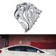 thumbnail image 5 of Etiqueta engomada del coche 3D patrón de cabeza etiqueta del coche insignia calcomanía apta para plata izquierda Izquierda Plata kusrkot Etiqueta decorativa, 5 of 8