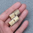 thumbnail image 2 of 4 Pcs Spring Hinges Barrel Hinges Gate Furniture Hinges Concealed Craft Hinges-Golden-2.6X1cm, 2 of 3