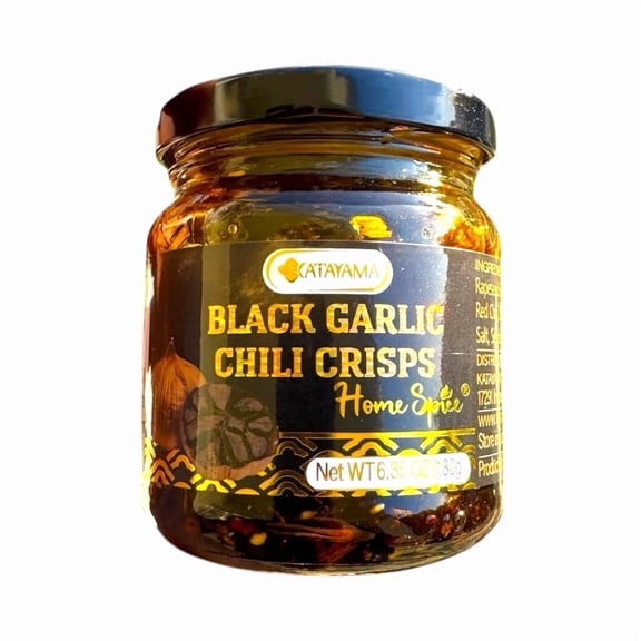 Katayama Black Garlic Chili Crisps 6.35oz- Luxe Umami Topping