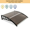 thumbnail image 6 of Zimtown 39" x 35.4" Patio Front Door Window Awning Patio Eaves UV Rain Snow, 6 of 6