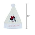 thumbnail image 2 of Disney, Minnie Mouse "My 1st Christmas" Stocking and Hat Set, Light Yellow, Polyester, 12.8" Long, 2 of 2