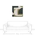 thumbnail image 3 of Creative Products Abstract With Green 30 x 30 Canvas Wall Art, 3 of 5