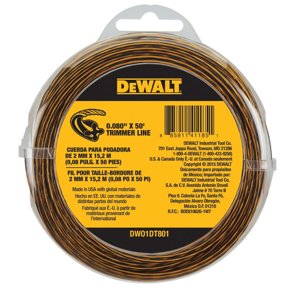 Dewalt-DWO1DT801 Trimmer Line 0.080 In. x 50 Ft