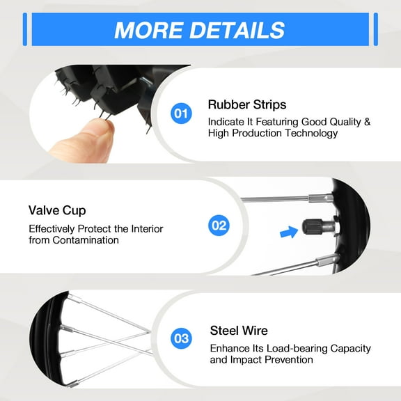 90/100-14 Rear Tire For Dirt Pit Bike Apollo 125cc 140CC 14" Rear Wheel Rim 90/100-14 Tire Assembly