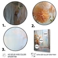 thumbnail image 3 of Designart "Vintage Flower View through Delicate French Windows I" Floral Framed Wall Art - Traditional White Window Entryway Framed Wall Art, 3 of 6