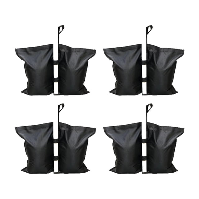 4 bolsas de arena vacías para toldo, de poliéster, para sombrillas y patios. S