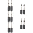 thumbnail image 3 of Worgeous 10 pcs  Headphone Jack Adapter Instrument Converter 6.35mm To 3.5mm Mic Adapter, 3 of 8