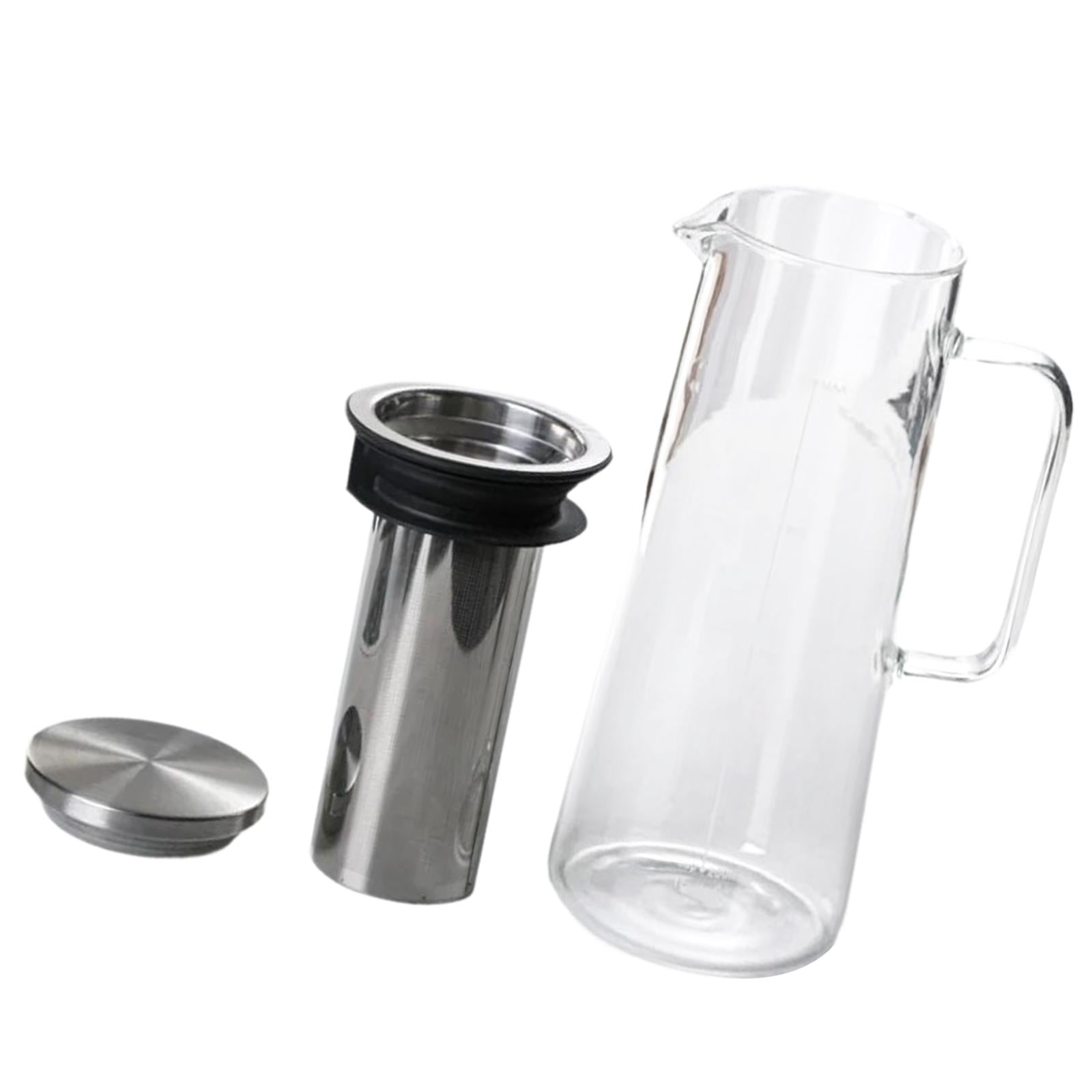 Fiocias Cold Brew Coffee Maker with Removable Filter with Heavy Duty Glass Body Iced Tea 1400ml