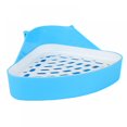 thumbnail image 1 of Triangle Potty Trainer Corner  Pet Toilet Small Animal Litter Box for Hamster Rabbit Bunny Chinchilla Guinea Pig Ferret Gerbil, 1 of 5