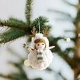 thumbnail image 2 of chaungfeng Mini Plush Christmas Pendant, Small Elf Doll Ornament, Figurine Tree Decor, for Tree, Window, Gift Giving, Festival Decor, 2.4x4.3 Inches, 2 of 6