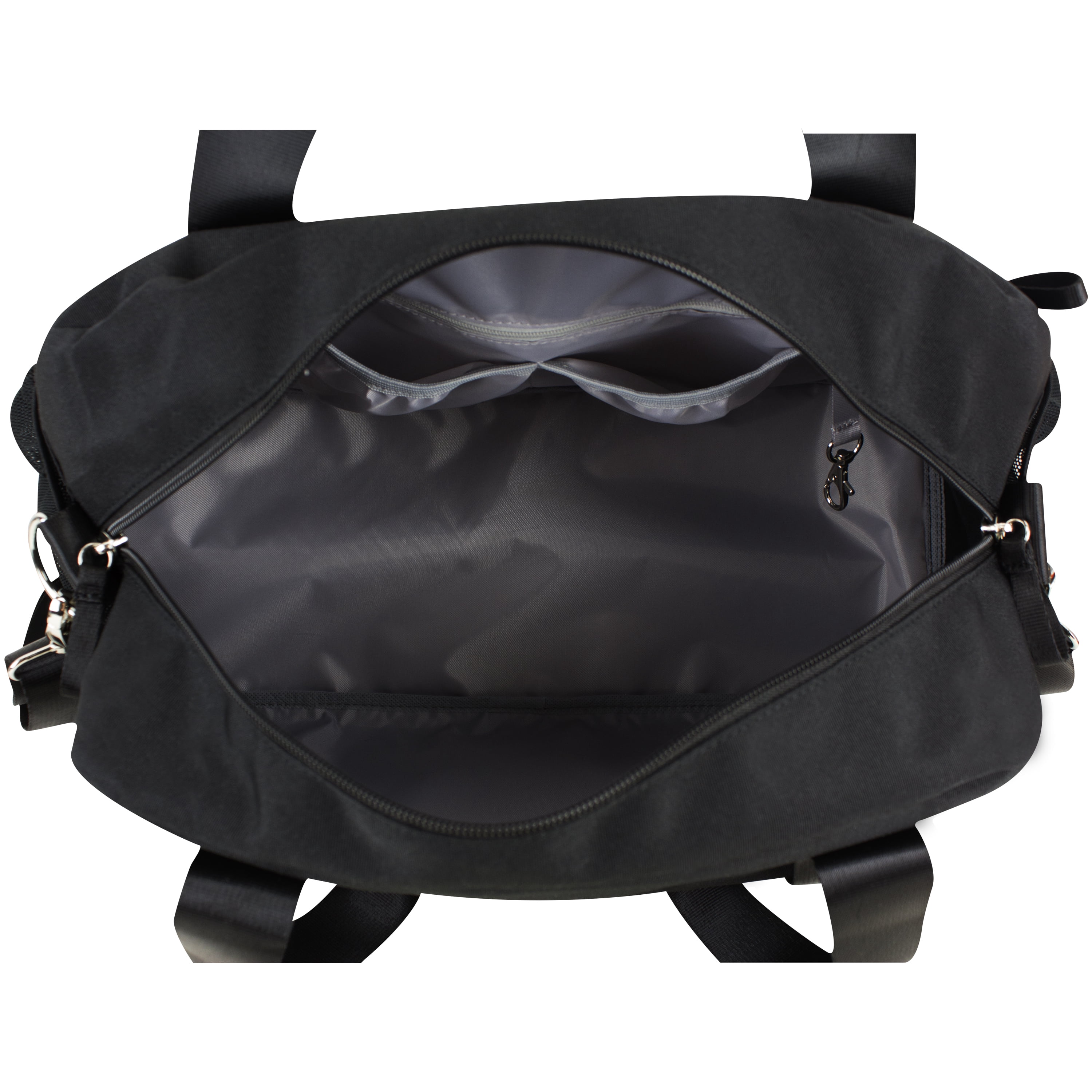 Eastsport 16.5" Detachable Strap Travel Duffel Bag, Black