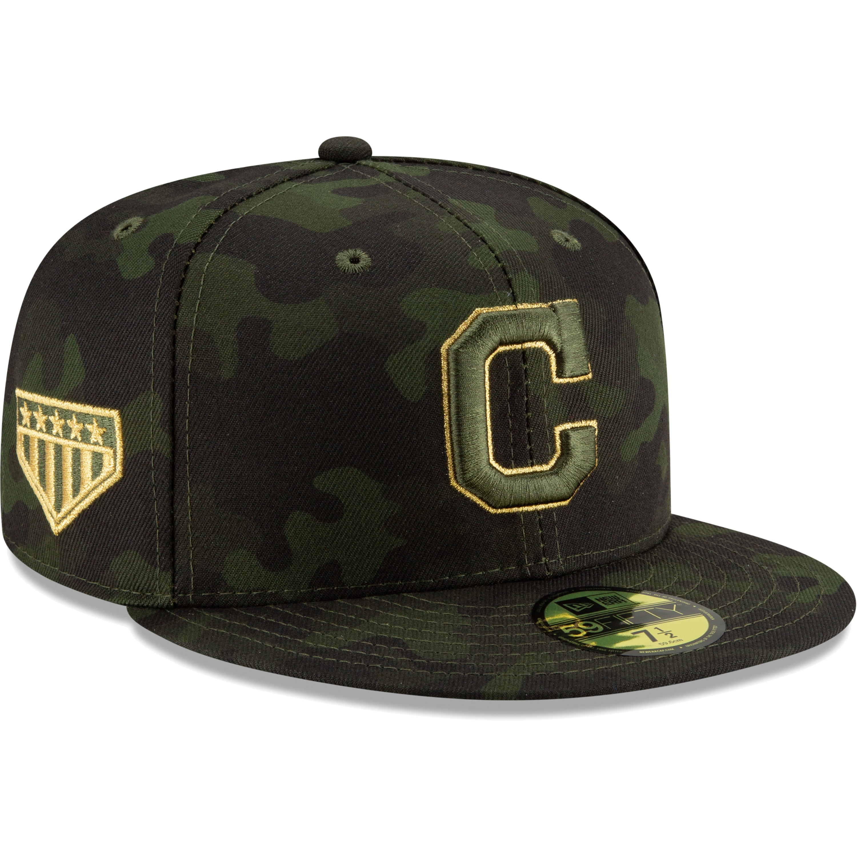 camo indians hat