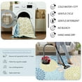 thumbnail image 7 of Ultrug Boho Floral Area Rug Soft Modern Rugs Washable Carpet for Living Room Bedroom Home Decor,4'x6',Blue, 7 of 7