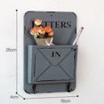 thumbnail image 4 of Storage Hook Racks Vintage Wood Letter Holder Coat Wooden, 4 of 4