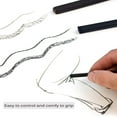 thumbnail image 2 of Duslogis 6Pcs Compressed Charcoal Sticks Black Square Compressed Graphite Drawing Pencils Soft Medium Hard Artists Sketching Painting Charcoal Sticks Pens Art for Students Beginners, 2 of 7