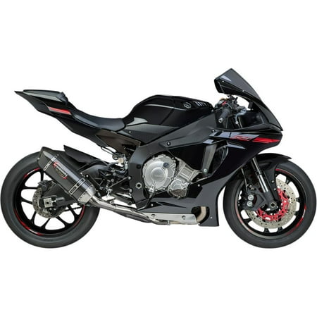 Carbon Yoshimura Race Exhaust - Yoshimura 131414M220 Alpha Race Series 3/4 Exhaust - Carbon Fiber Muffler