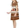 thumbnail image 3 of Xoenoiee Boho Tribal Horse Printed Short Sleeve Summer V-Neck Skater Dress for Kids Casual Comfy Loose Lightweight Tee Dresses Beach Cover Up Playwear, Size 7-8 Years, 3 of 6